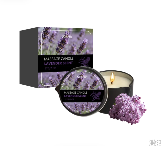 Roxelis Lavender Aromatherapy Candle – Calm and relaxing