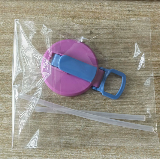 Foldable Integrated Straw Lid–Anti-Spill & Leak-Proof Cup Cover